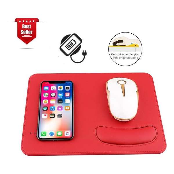 Multipad muismat | Muismat met polssteun | Anti slip | Mousepad | Muismat gaming | Thuiswerken | Rood Multipad muismat | Muismat met polssteun | Anti slip | Mousepad | Muismat gaming | Thuiswerken | Rood