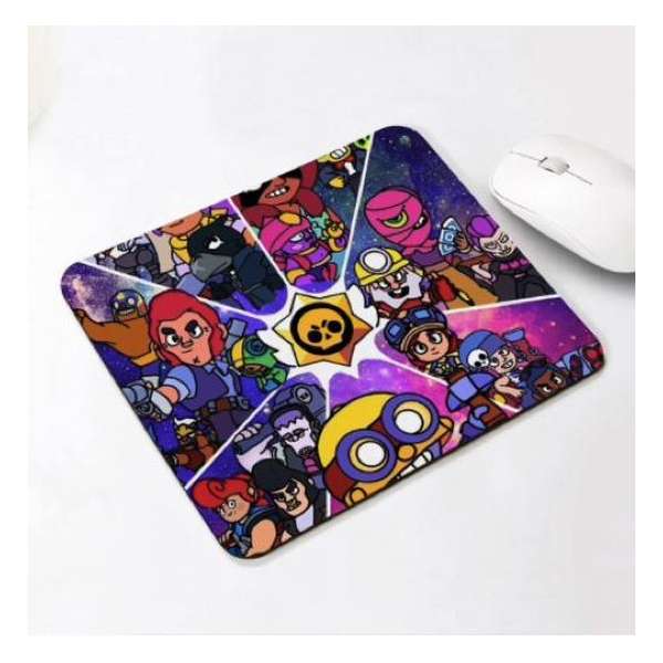 Brawl Stars muismat - cartoon stijl - 20 cm x 24 cm - mousepad