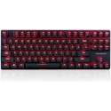 Modecom K-MC-BLADE-RED Volcano Blade UltraThin Mechanical Keyboard [USB, 87-Key, Anti-Ghost Matrix]