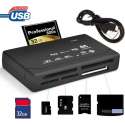 Goodlux Geheugenkaartlezer - All in one kaartlezer - Memorycard reader - CF/TF/MS/M2 - (Micro) SD kaart