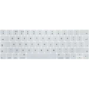 Toetsenbord Cover voor New Macbook met Touch Bar 13/15 inch 2016/2017 - Siliconen - Zilver