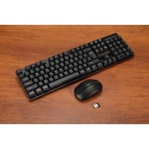 T-WOLF TF100 | Draadloze muis & keyboard set | 1600 DPI | 2.4GHz | 10 meter