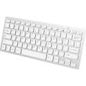 Draadloos Toetsenbord Bluetooth Wireless Keyboard Dun Universeel – Wit