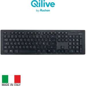 Qilive Q.8940 toetsenbord RF Draadloos Italiaans Zwart