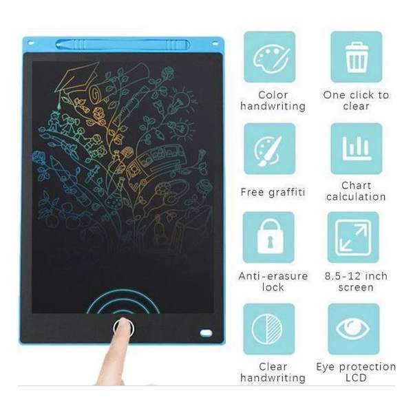 Tablet 10 Inch Blauw Lcd Schrijven Elektronische Digitale Graphics Tekentafel Doodle Pad Met Stylus Pen Draagbare Gift Tablet 10 Inch Blauw Lcd Schrijven Elektronische Digitale Graphics Tekentafel Doodle Pad Met Stylus Pen Draagbare Gift