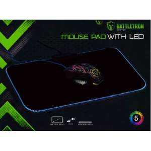 GAMING MUISMAT BATTLETRON LED MOUSE PAD - MUISMAT LED - NET NIEUW JANUARI 2020