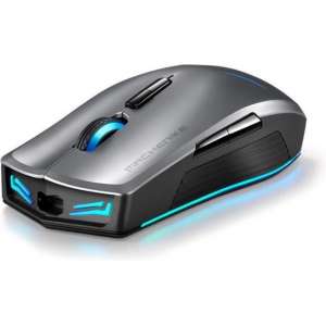 LUXE KANTOOR MUIS + GAMING MUIS - Oplaadbaar - Geintergreerde accu - Draadloos - Ergonomisch design - verlichting