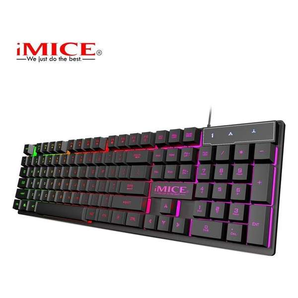 iMice RGB Gaming Keyboard - 104 Keys - Waterdicht - USB Bedraad