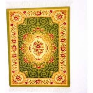DrPhone - Perzisch Tapijt Muismat - Zachte Oppervlak Mousepad Voor Bureau - Groen Vierkant