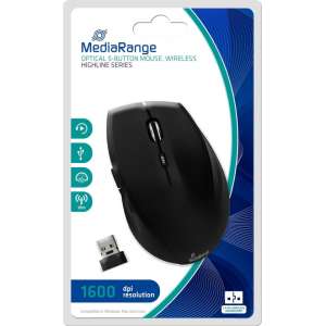 MediaRange MROS208 muis RF Draadloos Optisch 1600 DPI Rechtshandig
