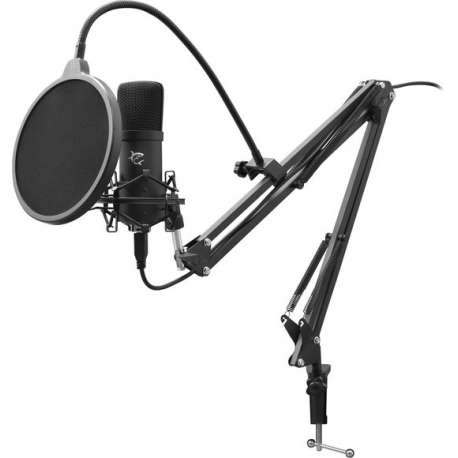 White Shark Zonis – Studio Microfoon Met Arm – Popfilter - USB