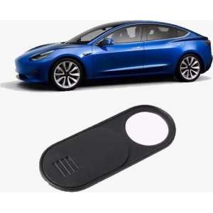 Tesla Model 3 Webcam Cover Privacy Bescherming Auto Accessoire Interieur Camera Beveiliging – Zwart