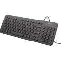 Trust Muto toetsenbord USB Hongaars Zwart