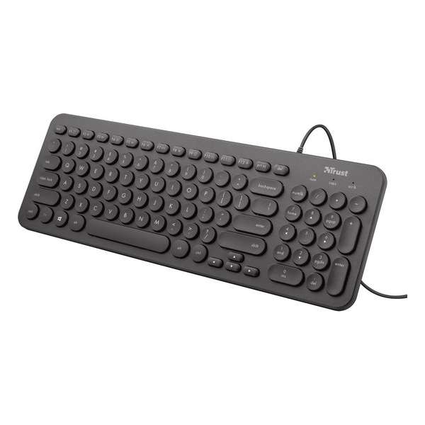 Trust Muto toetsenbord USB Hongaars Zwart