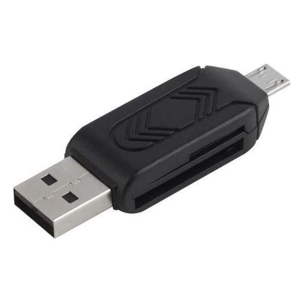 Avrena OTG Micro USB kaartlezer voor PC en Mobiele telefoon Avrena OTG Micro USB kaartlezer voor PC en Mobiele telefoon