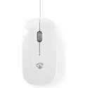 Nedis MSWD200WT Bedrade Muis 1000 Dpi 3-knops Wit