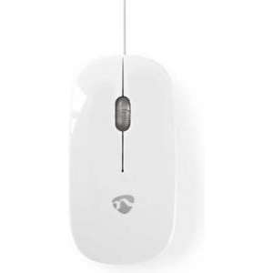 Nedis MSWD200WT Bedrade Muis 1000 Dpi 3-knops Wit