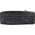 Activejet K-3113 toetsenbord USB QWERTY US International Zwart