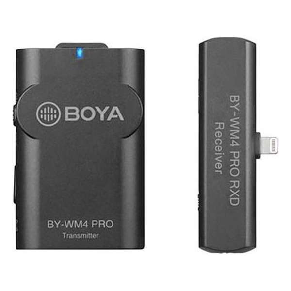 Boya 2.4 GHz Duo Lavalier Microfoon Draadloos BY-WM4 Pro-K3 voor iOS