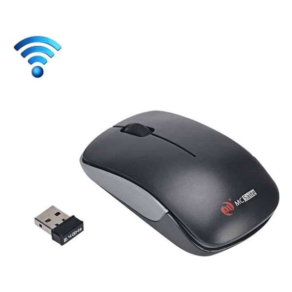 MC Saite MC-367 2,4 GHz draadloze muis met USB-ontvanger voor computer pc-laptop (zwart) MC Saite MC-367 2,4 GHz draadloze muis met USB-ontvanger voor computer pc-laptop (zwart)