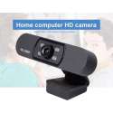 Webcam Full HD 1080P voor PC / Mac OS X met clipper - tot 1920 x 1080P - USB Plug & Play - Met Microfoon - Auto licht correctie