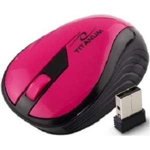 Titanum Rainbow Draadloze Muis - Roze