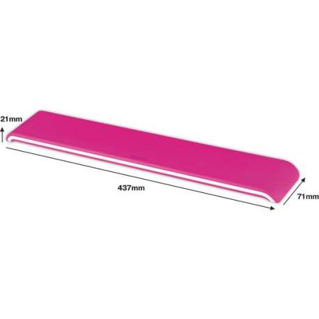 Leitz Keyboard Wrist Rest Ergo Leitz WOW pink