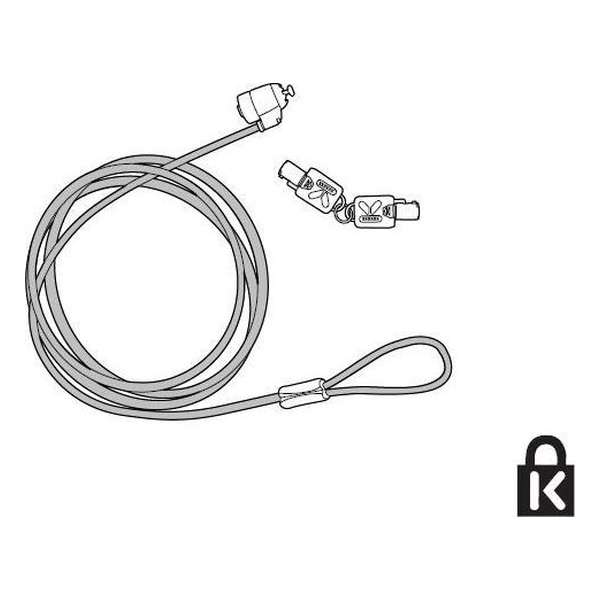 Kensington laptop slot / lock SKU 64018 per stuk Kensington laptop slot / lock SKU 64018 per stuk