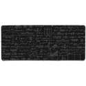 Muismat XL Wiskunde Zwart 80x30 cm - Anti-Slip Gaming Mousepad - Thuiswerken