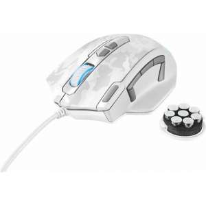 Trust GXT 155 - Gaming Muis - Wit Camouflage