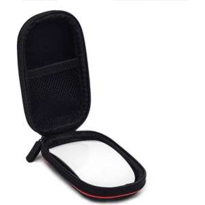Apple Magic Mouse 1/2 Hard Cover Opberghoes – Case Beschermhoes voor de Apple Magic Mouse –  Inclusief accesoire vak - Zwart