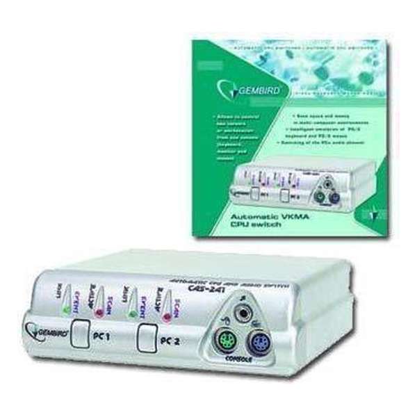 Automatic CPU switch w/audio support, 2 PCs