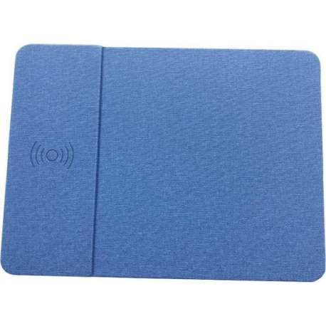 Multipad premium muismat| Draadloos opladen | Muismatje | Mousepad | Muismat gaming | Thuiswerken | Blauw