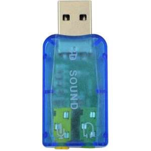 KELERINO. Externe USB Geluidskaart Adapter - Virtuele 5.1 en 3D geluid