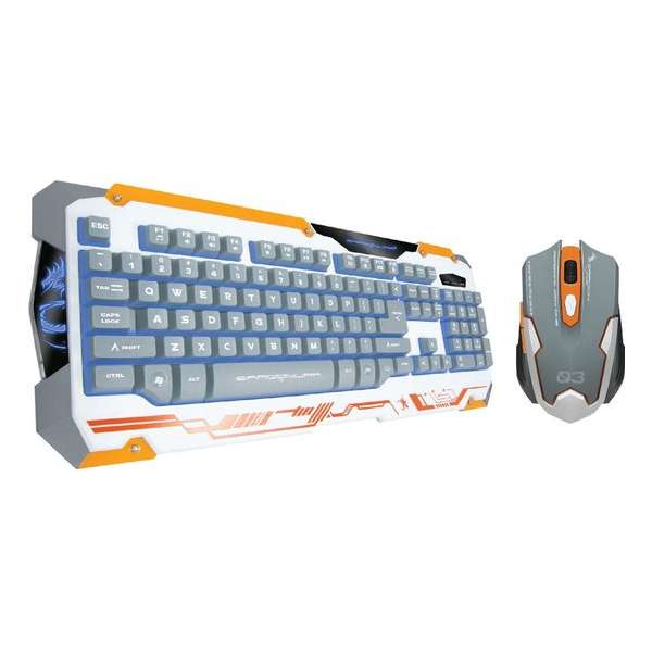 Dragonwar - Sencaic Azerty Wit/Oranje