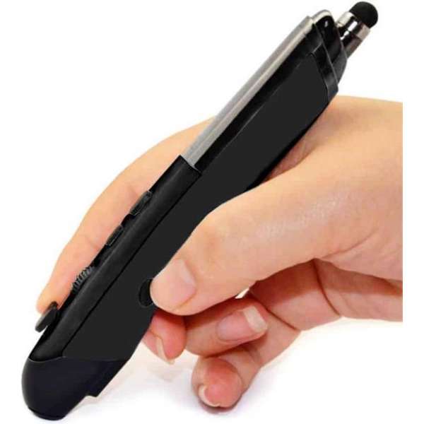 PR-08 Innovatieve draadloze 2.4 GHz Pen stijl Handheld Muis voor PC & Laptop Wit