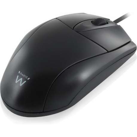 Ewent EW3154 muis USB Type-A+PS/2 Optisch 1000 DPI Ambidextrous
