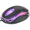 Bedrade 1000 DPI optische USB Muis met LED verlichting (zwart)