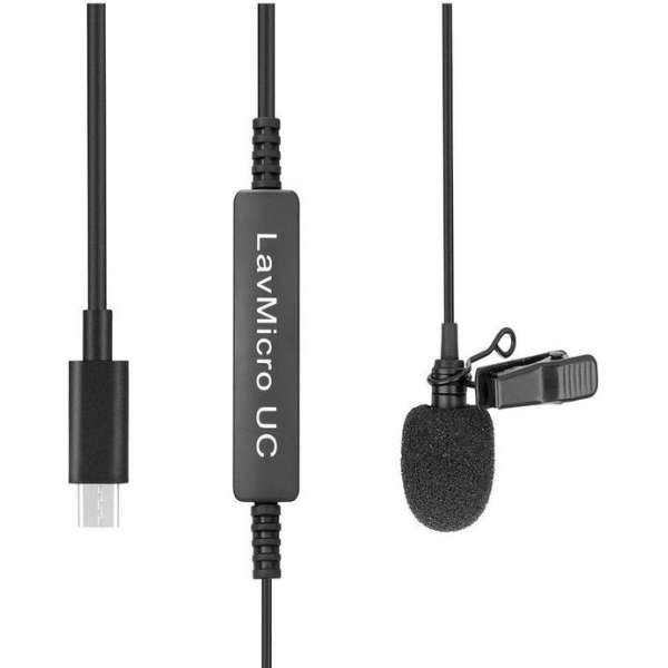 Saramonic LavMicro UC dasspeld microfoon voor USB-C / Android, ideaal voor livestream vergaderingen Saramonic LavMicro UC dasspeld microfoon voor USB-C / Android, ideaal voor livestream vergaderingen