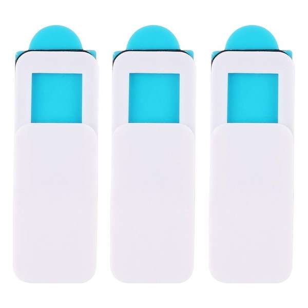 3X webcamcover privacy  protector camera cover universeel voor telefoon, laptop etc.|Spy-Proof|Ultra Dun | Wit | Square