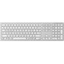 Maxxions® Draadloos Aluminium Toetsenbord met Numpad - V3 - Macbook laptop toetsenbord - Wit Zilver