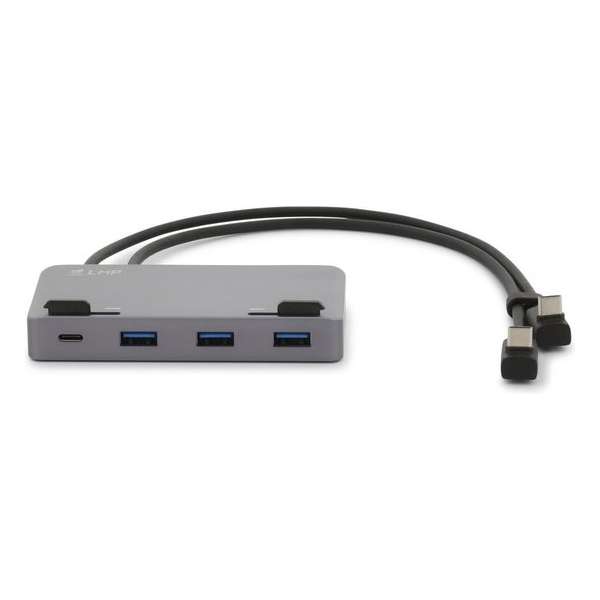 LMP - Aansluitbare USB-C Hub - 8 in 1 - Space Gray LMP - Aansluitbare USB-C Hub - 8 in 1 - Space Gray