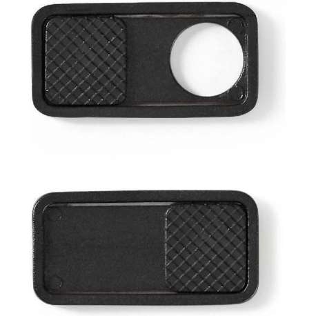 Nedis PRIVWCC15BK3 Privacy-cover Voor Notebooks En Tablets Snel Aan Te Brengen 3-pack Zwart