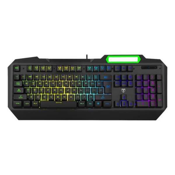 T-DAGGER GUNBOAT - Toetsenbord Gaming - Membraam - Rainbow Verlichting - Bedraad - QWERTY