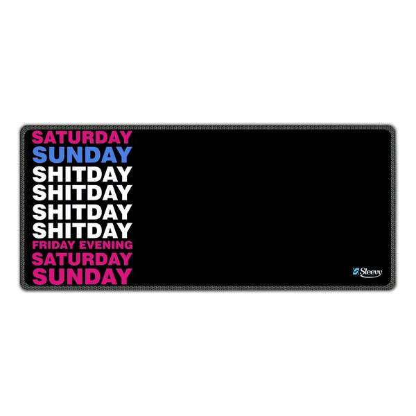 Muismat xxl gaming weekend 90 x 40 cm - Sleevy