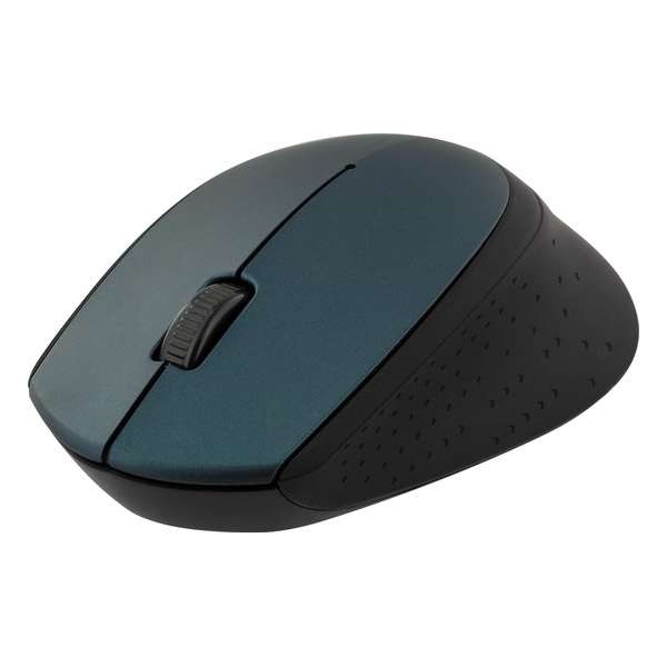 DELTACO MS-461 Draadloze optische muis 1200 DPI - met USB nano ontvanger - Blauw