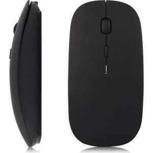 Draadloze Design Muis voor Desktop, Laptop, Android, MacOS en ChromeOS - Zwart - 10M - 1600DPI - 2.4GHz