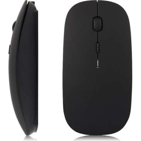 Draadloze Design Muis voor Desktop, Laptop, Android, MacOS en ChromeOS - Zwart - 10M - 1600DPI - 2.4GHz