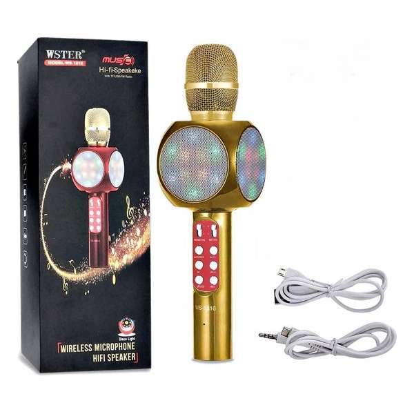 Draadloos Microfoon met SpeakerWSTER WS-1816 Magic Karaoke