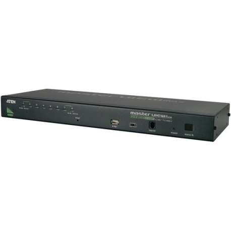 1U Rackmount KVM KVM 8 Port USB&PS2 KVMP Switch